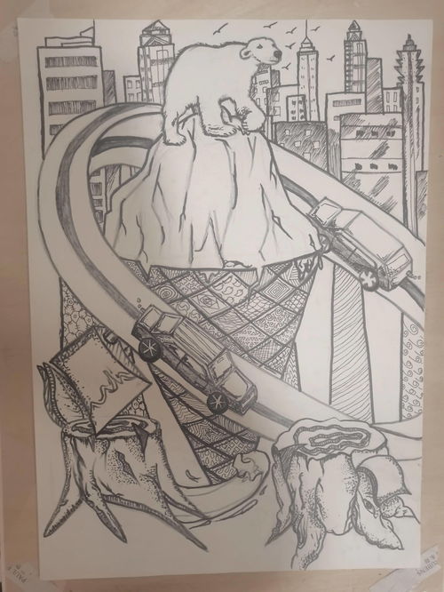 課程作品展示 | 中國-東盟藝術學院美術與設計學院2021級產品設計3班設計素描展